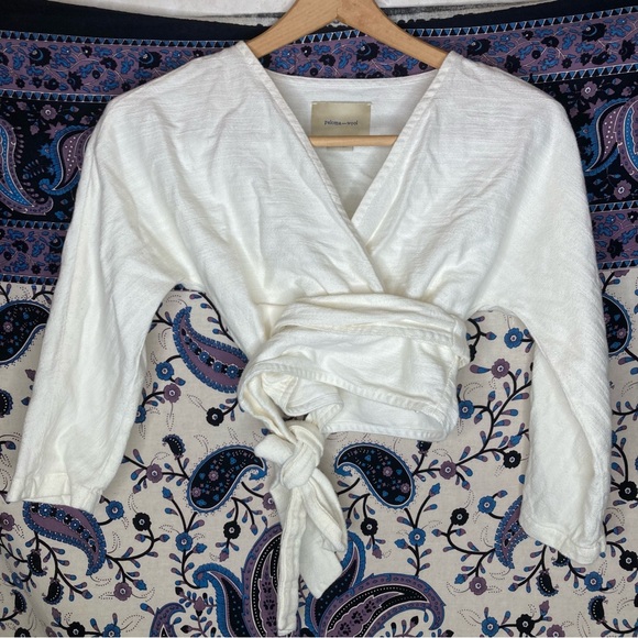 Paloma wool crop wrap sweater - Picture 1 of 5